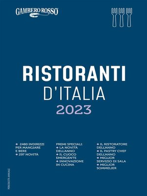 cover image of Ristoranti d'Italia 2023